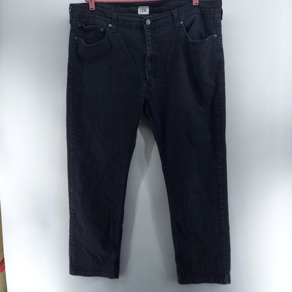 Mens Levi's 559 black Jeans Straight Leg  size 42 - Picture 1 of 12